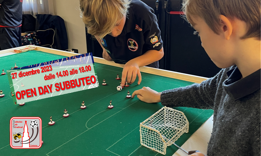 Open day subbuteo a Cremona